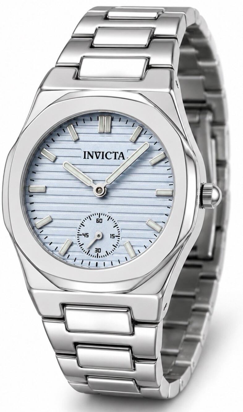Invicta Celestial Women's Watch - 31.7mm, Silver Case Light Blue Dial 70411